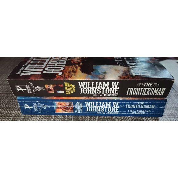 The Frontiersman Series William W Johnstone paperback (lot of 2/4 in series) Wes - Picture 3 of 6